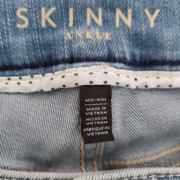 WHBM ankle zipper jeans size 6 - Picture 6 of 10